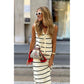 Women's Casual Knit Vest and Long Skirt 2 Piece Set