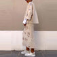 Women's Casual Printed 2-Piece Set Loose Top & Long Skirt