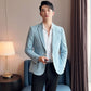 Men's Slim Fit One Button Blazer Jacket