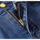High-Waisted Flared Denim Jeans with Split Hem