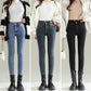 [warm gift] Winter Women's Plush lined Slim Jeans