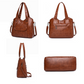 Women's Large Capacity Soft PU Leather Bag