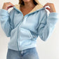 Women's Lined Zip-Up Hoodies