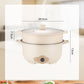 Multifunctional Electric Hot Pot with Steamer