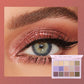 15-Color Long-Lasting Eyeshadow Palette with Brush