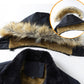 Men's Plush-Lined Thick Winter Jacket with Removable Hood