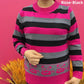 Women's Knitted Round Neck Pullover Sweater