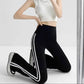 Women's High-Waisted Flare Leggings with Tummy Control