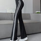 Women's High-Waisted Flare Leggings with Tummy Control