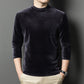Men's Warm Ultra-Soft Mock Neck Long Sleeve Top
