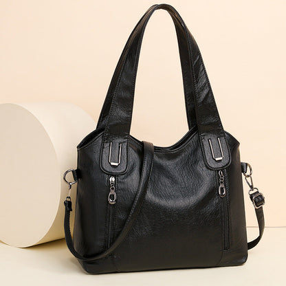 Retro Large Capacity Adjustable Crossbody Handbag