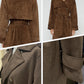 Women's Warm and Comfortable Waist-Tied Long Coat