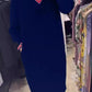 Women's Casual Knitted V-Neck Dress