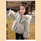 Children's Warm Fashionable Sequined Plush Jacket