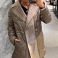 Women's Lapel Patchwork Thickened Jacket