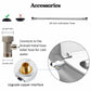 Bathroom Non-electric bidet with double spray head Toilet cleaner Bidet Hygienic self-cleaning bidet