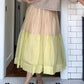Women's Elastic High Waist Tiered Maxi Skirt