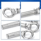 6PCS/Pack 304 Stainless Steel Lifting Ring Expansion Screw