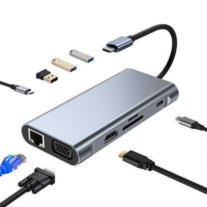 10-in-1 USB-C Hub Adapter with 4K HDMI