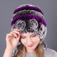 Artificial Fur Warm Hat Set