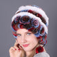 Artificial Fur Warm Hat Set