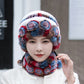 Artificial Fur Warm Hat Set