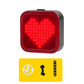 Waterproof Rechargeable Expression Bicycle Rear Light