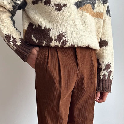 Men's Comfortable Loose High-Waisted Pants