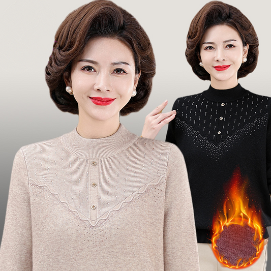 Women’s Winter Mock Neck Pullover Sweaters