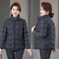 Women's Warm Stand Collar Quilted Puffer Jacket