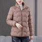 Women's Warm Stand Collar Quilted Puffer Jacket