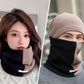 Gorro de invierno con forro cálido y bufanda para el cuello
