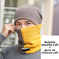Gorro de invierno con forro cálido y bufanda para el cuello