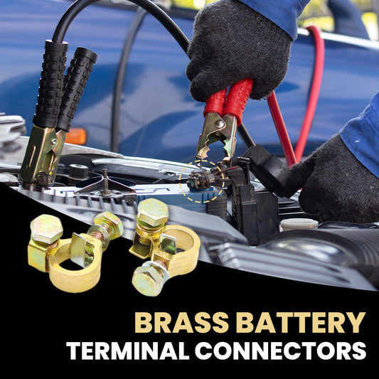 Durable Brass Battery Terminal Connectors Set for Cars