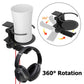 2 in 1 Desk Cup Holder with Headphone Hanger