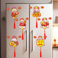 Cute God of Wealth Fridge Magnet