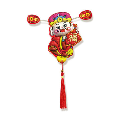 Cute God of Wealth Fridge Magnet