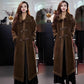 Stylish Plush Lined Overcoat for Women