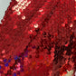 Women's Deep V-neck Single-breasted Sequin Splicing Blazer