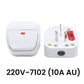 AU 3 Pin 250V AC Plug with Switch and Safety Fuse