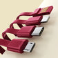 Compact Power Bank with Mirror & 4 Cables