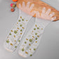 Printed Disposable Long Plastic Arm Gloves