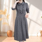 Women's Plaid A-Line Dress