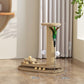 Interactive Cat Scratching Post with Feather Teaser & Ball Toys