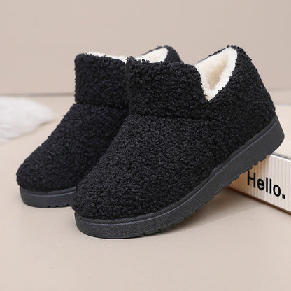 Women's Warm Fluffy Slip-On Boots