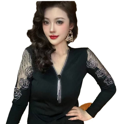 Women's V-Neck Sexy Slim Top