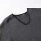 Women’s Cozy Oversized V-Neck Sweater