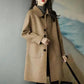 Ideal Gift - Women's Thick Mid-Length Coat for Autumn/Winter