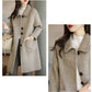 Ideal Gift - Women's Thick Mid-Length Coat for Autumn/Winter