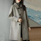 Ideal Gift - Women's Thick Mid-Length Coat for Autumn/Winter